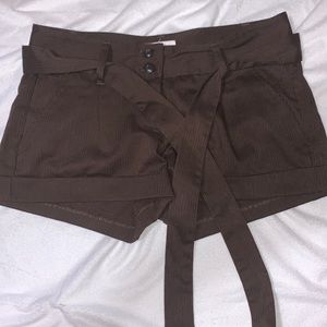 Dressy brown shorts